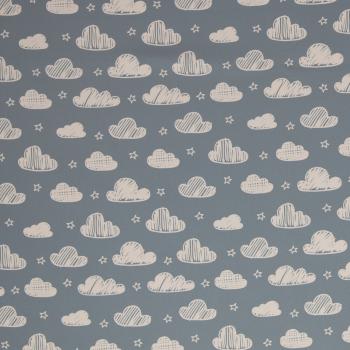 Preview: Fiete Wolken Sterne Blaugrau Preview: Fiete Wolken Sterne Blaugrau