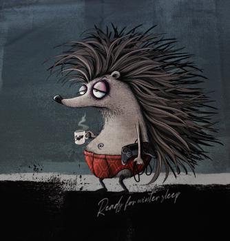 Preview: French Terry Panel Igel by Torsten Berger Preview: French Terry Panel Igel by Torsten Berger