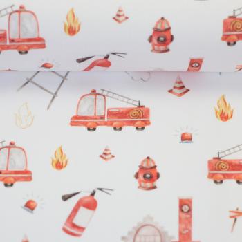 Preview: Baumwoll Webware Feuerwehr Preview: Baumwoll Webware Feuerwehr