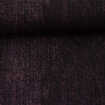 French Terry Denim aubergine