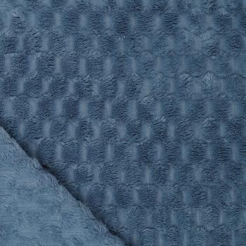 Preview: Fellimitat Honig Wabe indigoblau Preview: Fellimitat Honig Wabe indigoblau