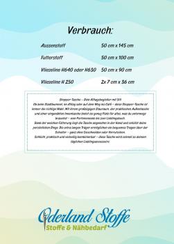 Preview: Schnittmuster HängOver Tasche Preview: Schnittmuster HängOver Tasche