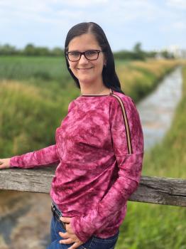 Preview: Jersey Batik beere Preview: Jersey Batik beere